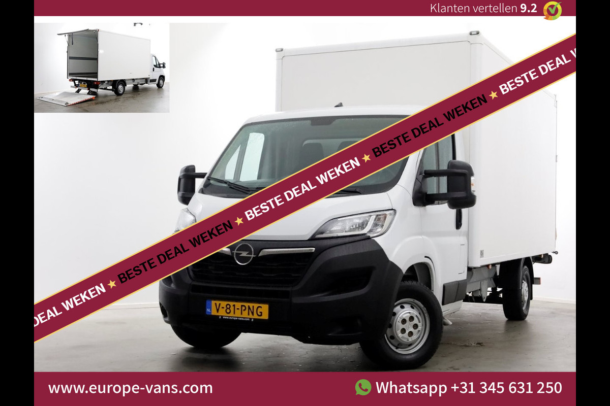 Opel Movano 2.2D 140pk Bakwagen met laadklep 1.060kg laadvermogen 06-2024