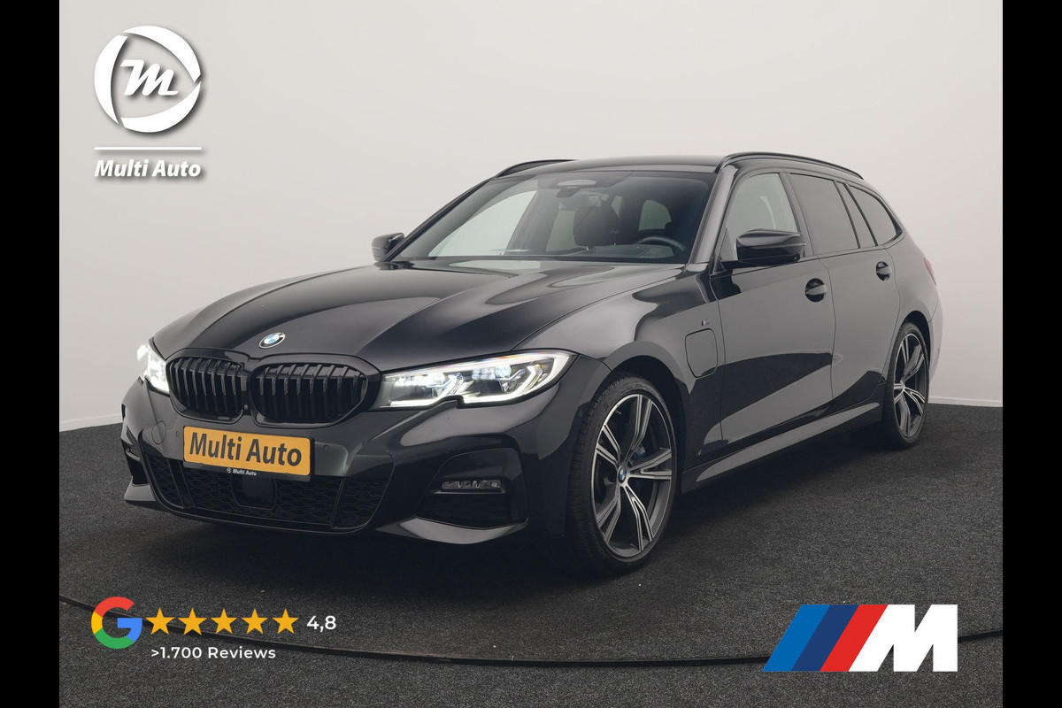BMW 3 Serie Touring 330e M Sport PHEV 293pk Dealer O.H. | Trekhaak Af Fabriek | Adaptive Cruise | Head Up | 360 Camera | Adaptief Onderstel | Alcantara Sportstoelen & Stuur Verwarmd | Laser LED | Sfeerverlichting | Keyless | Blis | Apple Carplay | Plug In Hybrid |