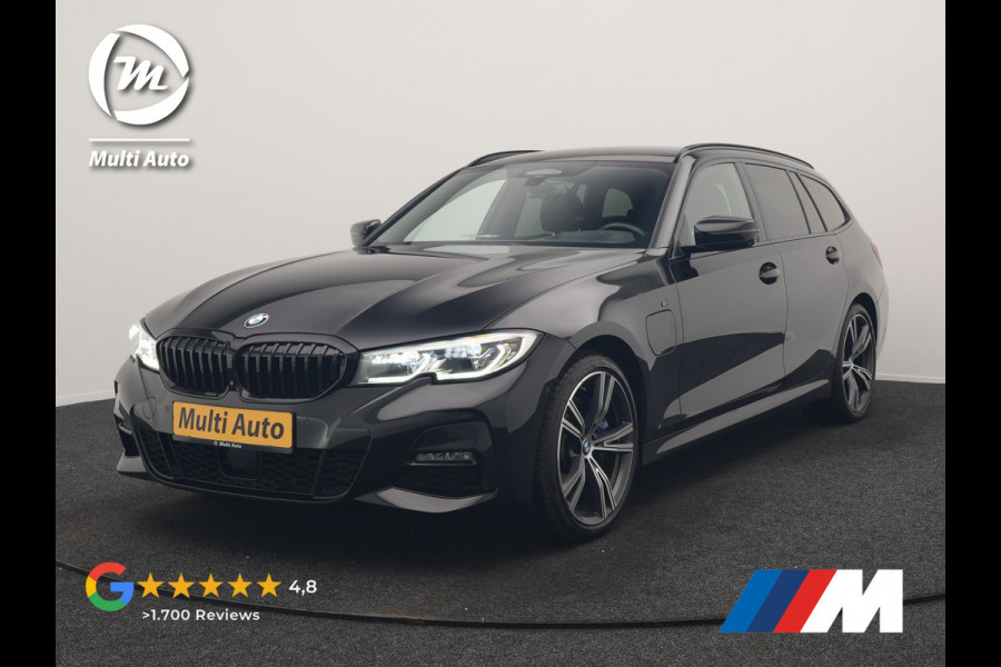 BMW 3 Serie Touring 330e M Sport PHEV 293pk Dealer O.H. | Trekhaak Af Fabriek | Adaptive Cruise | Head Up | 360 Camera | Adaptief Onderstel | Alcantara Sportstoelen & Stuur Verwarmd | Laser LED | Sfeerverlichting | Keyless | Blis | Apple Carplay | Plug In Hybrid |