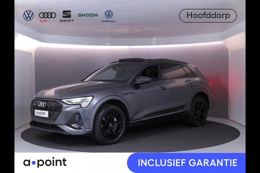 Audi e-tron 55 quattro S edition 95 kWh 408 pk | SOH 95,66% | Navigatie | Panoramadak | Parkeersensoren | Achteruitrijcamera | Matrix LED koplampen | Stoelverwarming | S-Line |
