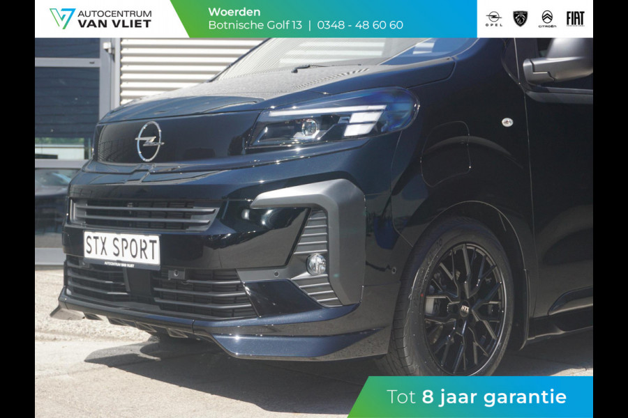 Opel Vivaro Electric L3 75 kWh | STX Sport | Lederen bekleding | Spoilerpakket | 18 inch Lichtmetalen velgen | Comfort stoelen | Mooiste bus van NL (!)