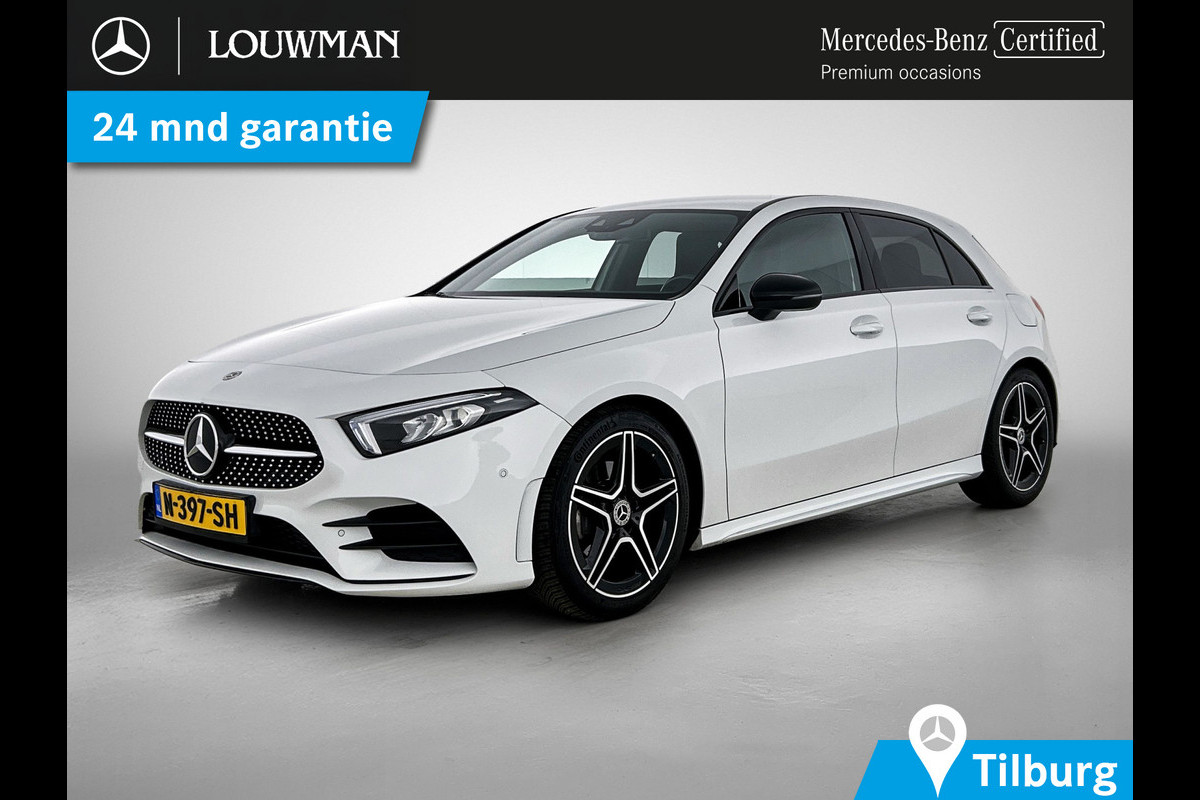 Mercedes-Benz A-Klasse 180 Business Solution AMG Lichtmetalen velgen | Navigatie | MBUX wide screen | Parking support | Inclusief 24 maanden MB Certified garantie voor Europa.