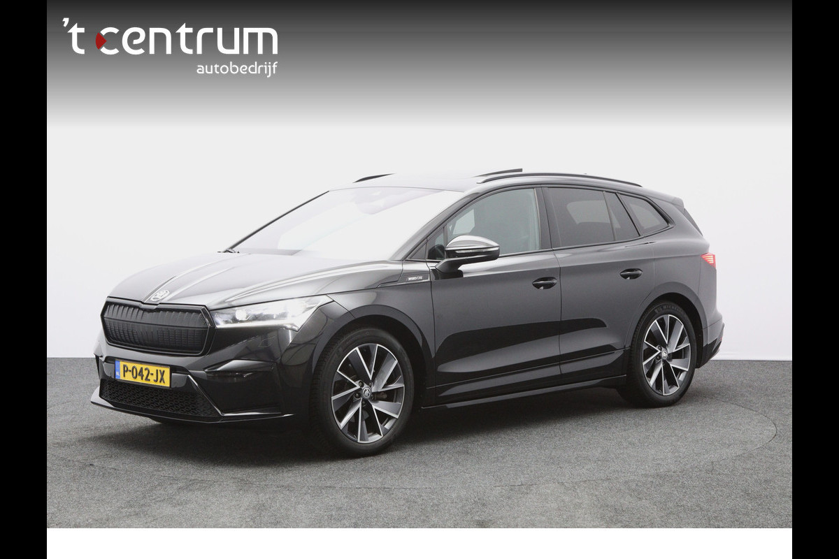 Škoda ENYAQ iV 60 KWH 180 PK Sportline, SOH 92 %, Panoramadak, Trekhaak