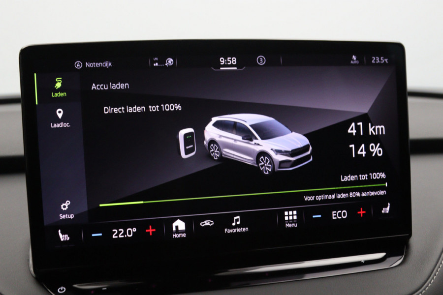 Škoda ENYAQ iV 60 KWH 180 PK Sportline, SOH 92 %, Panoramadak, Trekhaak