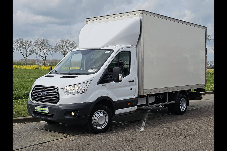 Ford Transit 350 2.0 TDCI L4 Bakwagen Laadklep Dubbel lucht Airco Hollandia Klep Cruise 3 Zits Euro6 170 PK