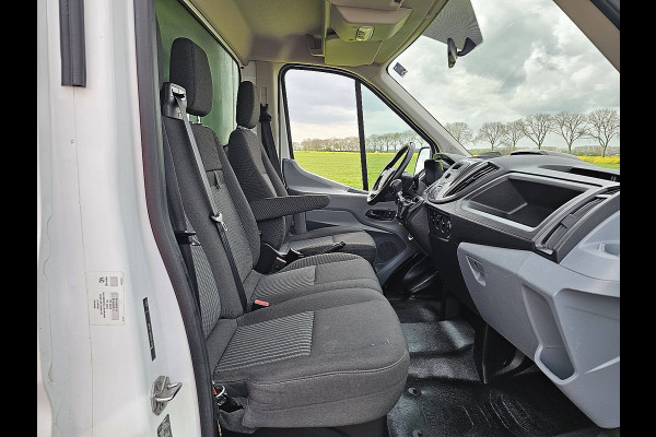 Ford Transit 350 2.0 TDCI L4 Bakwagen Laadklep Dubbel lucht Airco Hollandia Klep Cruise 3 Zits Euro6 170 PK