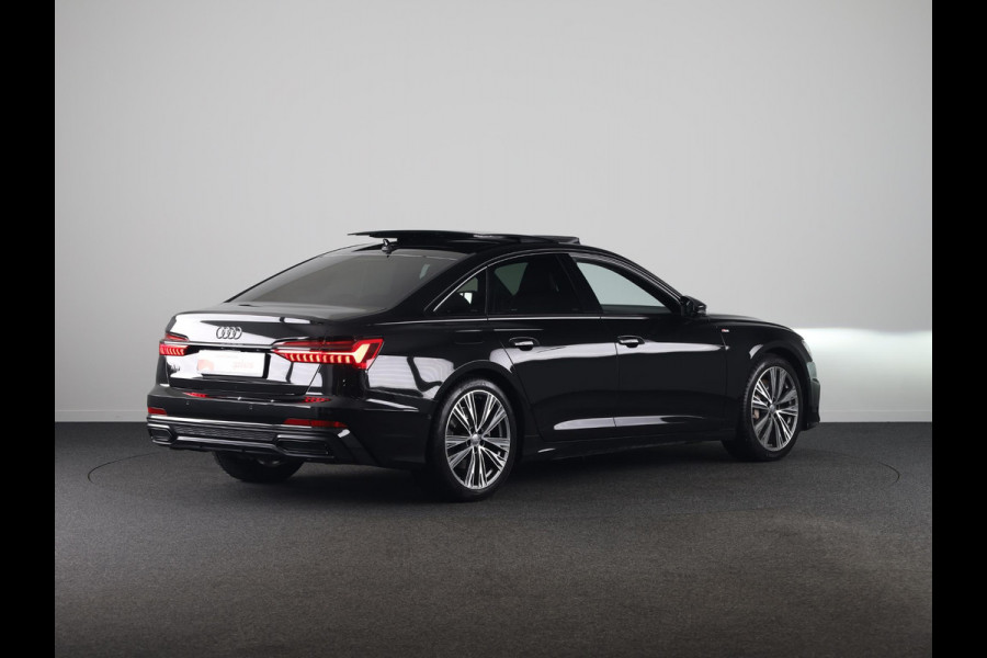 Audi A6 Limousine 50 TFSI e quattro S edition 299pk | SOH 92% | Panoramadak  Lederen bekleding | 360° Camera | Elektrisch verstelbare voorstoelen