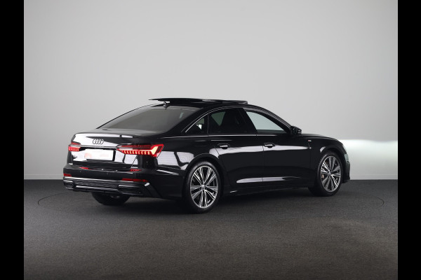 Audi A6 Limousine 50 TFSI e quattro S edition 299pk | SOH 92% | Panoramadak  Lederen bekleding | 360° Camera | Elektrisch verstelbare voorstoelen
