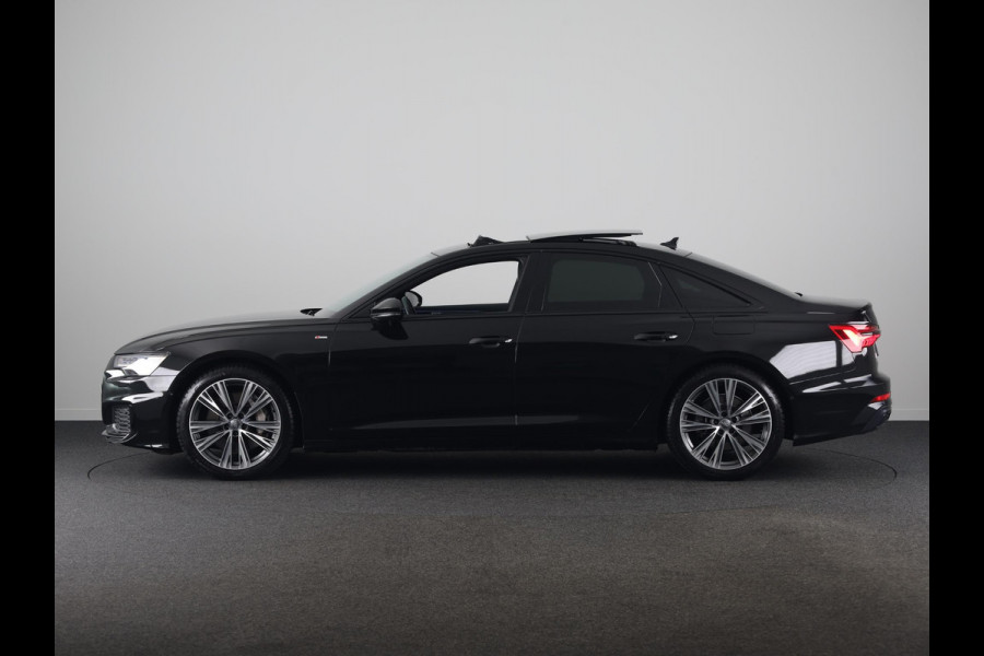 Audi A6 Limousine 50 TFSI e quattro S edition 299pk | SOH 92% | Panoramadak  Lederen bekleding | 360° Camera | Elektrisch verstelbare voorstoelen