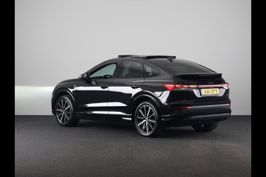 Audi Q4 Sportback e-tron 45 quattro S Edition 82 kWh 286pk | Panoramadak | lederen bekleding | SONOS premium Audio | Parkeercamera|