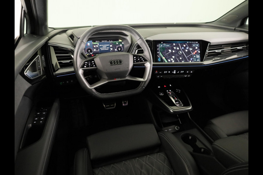 Audi Q4 Sportback e-tron 45 quattro S Edition 82 kWh 286pk | Panoramadak | lederen bekleding | SONOS premium Audio | Parkeercamera|