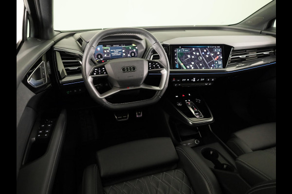 Audi Q4 Sportback e-tron 45 quattro S Edition 82 kWh 286pk | Panoramadak | lederen bekleding | SONOS premium Audio | Parkeercamera|