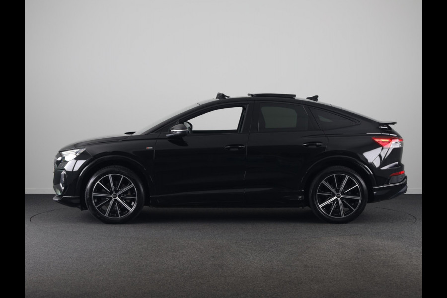 Audi Q4 Sportback e-tron 45 quattro S Edition 82 kWh 286pk | Panoramadak | lederen bekleding | SONOS premium Audio | Parkeercamera|