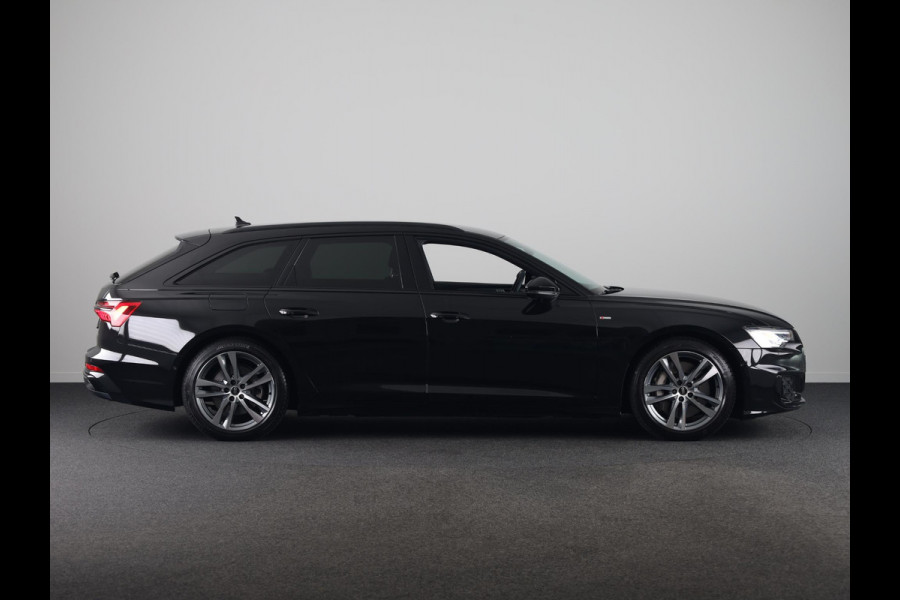 Audi A6 Avant 50 TFSI e quattro S edition Competition 299 pk S-tronic | Verlengde garantie | Navigatie | Parkeersensoren (Park assist) | Rondomzicht camera | Head-up display | Stoelverwarming v/a | S-Line |