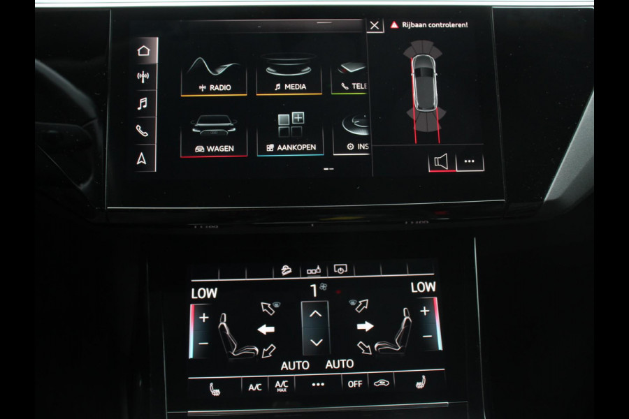 Audi e-tron e-tron 55 quattro Leder Navigatie Trekhaak Led koplampen Tour pakket Virtual cockpit Cruise control adaptief Climate control Lichtmetalen velgen