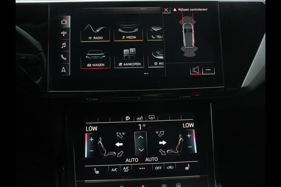 Audi e-tron e-tron 55 quattro Leder Navigatie Trekhaak Led koplampen Tour pakket Virtual cockpit Cruise control adaptief Climate control Lichtmetalen velgen