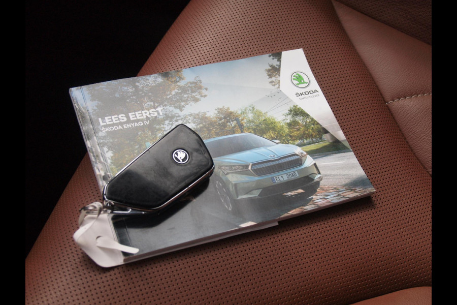 Škoda ENYAQ iV 80 | Camera | Trekhaak | ACC | Sfeerverlichting | Matrix-LED Leer |