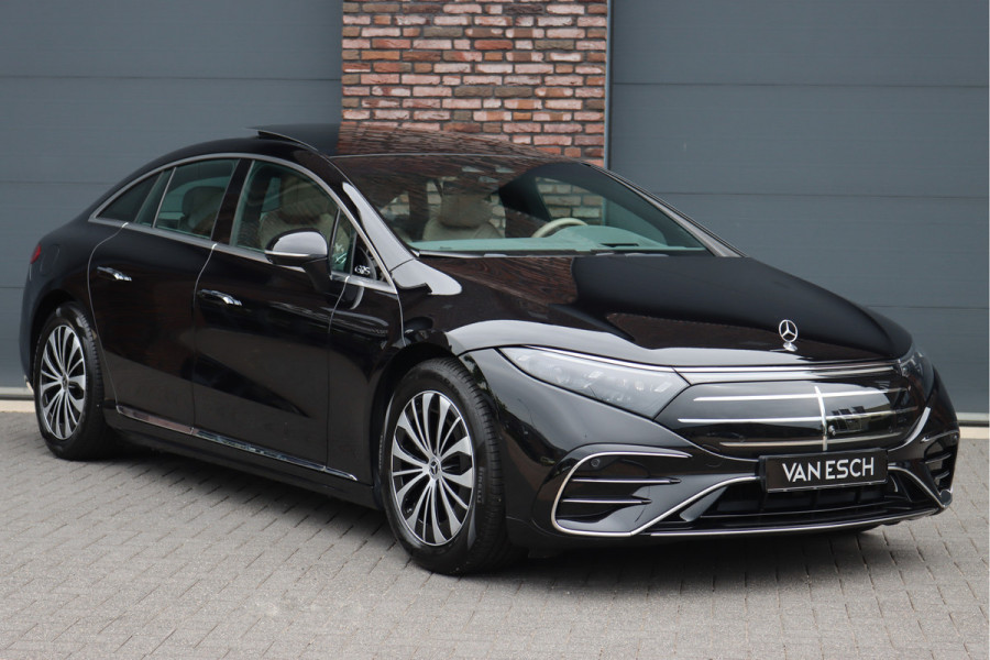 Mercedes-Benz EQS 350 Exclusive Line 118 kWh | Manufaktur | Hyperscreen | Luchtvering | Achterasbesturing | Comfortpakket Plus Achter | Burmester | Soft-Close | Massage | HUD | MBUX Tablet |