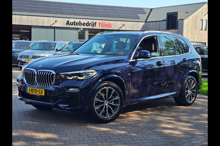 BMW X5 xDrive45e High Executive M-Sport | Luchtvering |  Elek. trekhaak | Safety pack | Achterasbesturing | HUD | M aerodynamica | Leder |