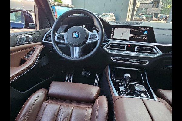 BMW X5 xDrive45e High Executive M-Sport | Luchtvering |  Elek. trekhaak | Safety pack | Achterasbesturing | HUD | M aerodynamica | Leder |