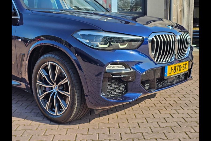 BMW X5 xDrive45e High Executive M-Sport | Luchtvering |  Elek. trekhaak | Safety pack | Achterasbesturing | HUD | M aerodynamica | Leder |