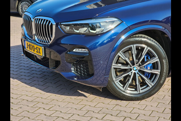 BMW X5 xDrive45e High Executive M-Sport | Luchtvering |  Elek. trekhaak | Safety pack | Achterasbesturing | HUD | M aerodynamica | Leder |