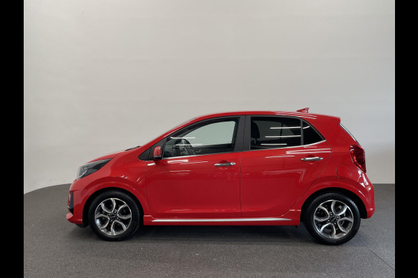 Kia Picanto 1.0 DPi GT-Line Leder Keyless Navigatie Apple Carplay/Android Auto Stoelverwarming Lichtmetalen Velgen Cruise Control Climate Control Camera Parkeer sensoren Bluetooth