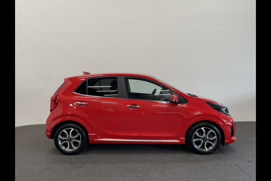 Kia Picanto 1.0 DPi GT-Line Leder Keyless Navigatie Apple Carplay/Android Auto Stoelverwarming Lichtmetalen Velgen Cruise Control Climate Control Camera Parkeer sensoren Bluetooth