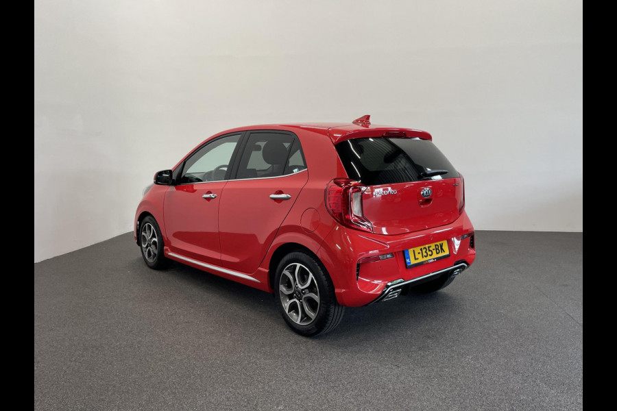 Kia Picanto 1.0 DPi GT-Line Leder Keyless Navigatie Apple Carplay/Android Auto Stoelverwarming Lichtmetalen Velgen Cruise Control Climate Control Camera Parkeer sensoren Bluetooth