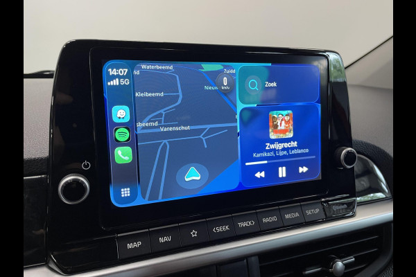 Kia Picanto 1.0 DPi GT-Line Leder Keyless Navigatie Apple Carplay/Android Auto Stoelverwarming Lichtmetalen Velgen Cruise Control Climate Control Camera Parkeer sensoren Bluetooth