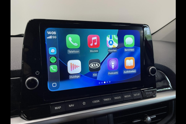 Kia Picanto 1.0 DPi GT-Line Leder Keyless Navigatie Apple Carplay/Android Auto Stoelverwarming Lichtmetalen Velgen Cruise Control Climate Control Camera Parkeer sensoren Bluetooth