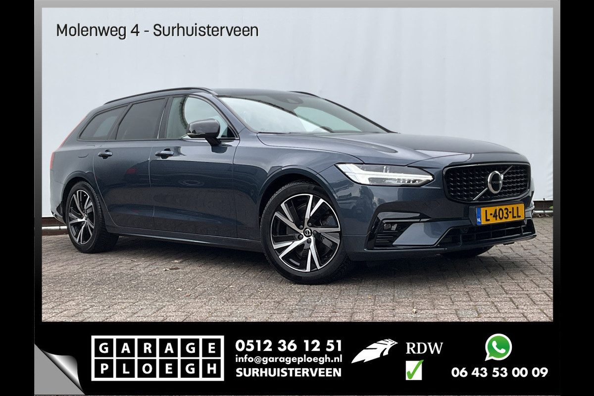 Volvo V90 B4 Ultimate Dark Leer Memory Camera Carplay Stoel/Stuurverw Trekhaak Inscription