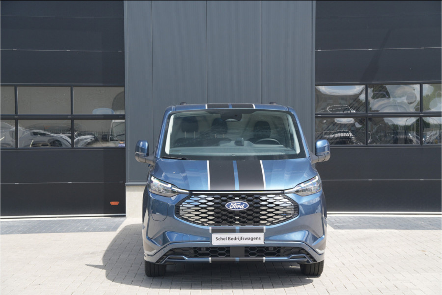 Ford E-Transit Custom 320 L2H1 Sport 71 kWh 218pk - 2x Schuif - Stoel/Stuurverwarming - Cruise - Keyless - Rijklaar