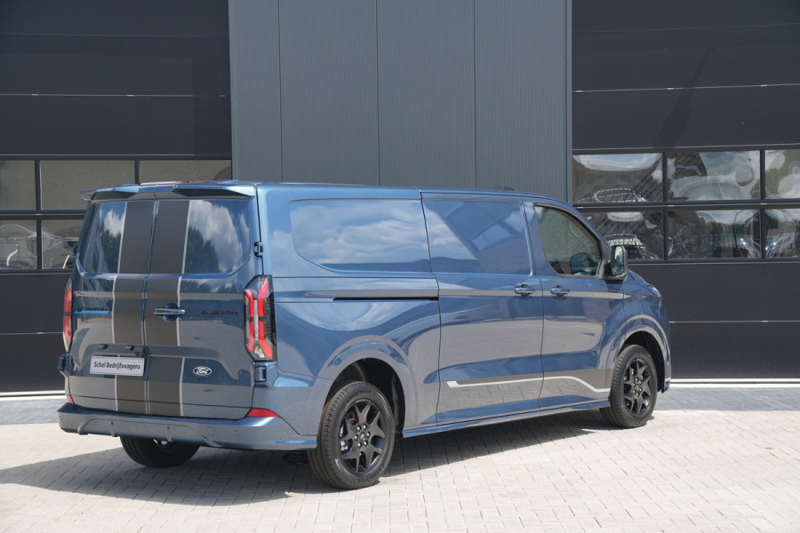 Ford E-Transit Custom 320 L2H1 Sport 71 kWh 218pk - 2x Schuif - Stoel/Stuurverwarming - Cruise - Keyless - Rijklaar