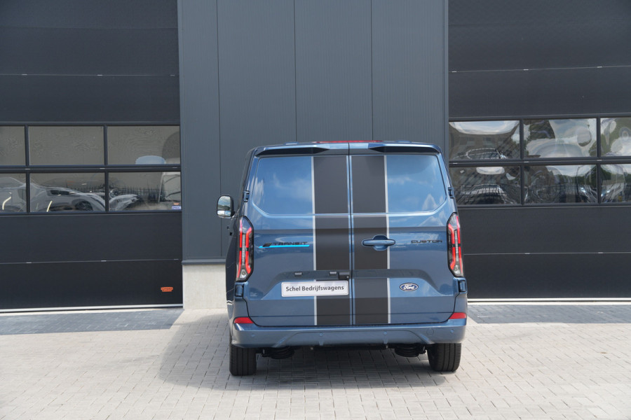 Ford E-Transit Custom 320 L2H1 Sport 71 kWh 218pk - 2x Schuif - Stoel/Stuurverwarming - Cruise - Keyless - Rijklaar