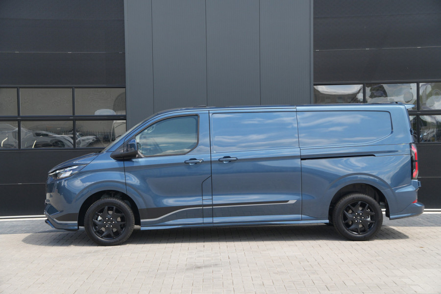 Ford E-Transit Custom 320 L2H1 Sport 71 kWh 218pk - 2x Schuif - Stoel/Stuurverwarming - Cruise - Keyless - Rijklaar
