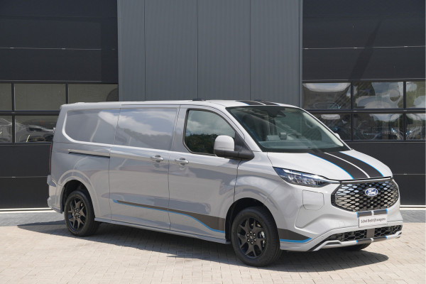 Ford E-Transit Custom 320 L2H1 Sport 71 kWh 218pk - 2x Schuif - Stoel/Stuurverwarming - Cruise - Keyless - Rijklaar