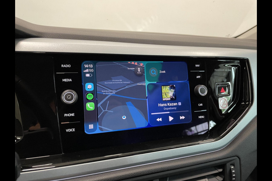 Volkswagen Polo 1.0 TSI 115pk Life Business DSG Aut. Adaptive Cruise Travel Assist/Lane Assist LED-koplampen PDC VA+Achteruitrijcamera Discover Media Navigatie Carplay Stoelverwarming Trekhaak