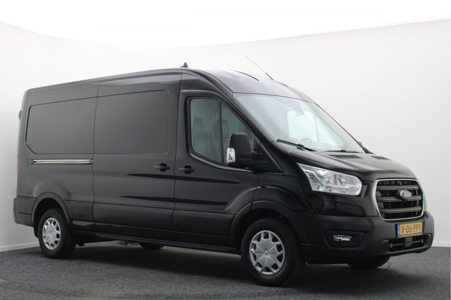 Ford Transit 350 2.0 TDCI L3H2 Trend Leer, 3-Zits, Camera, Cruise, Apple Carplay, Rijstrooksensor, PDC, DAB
