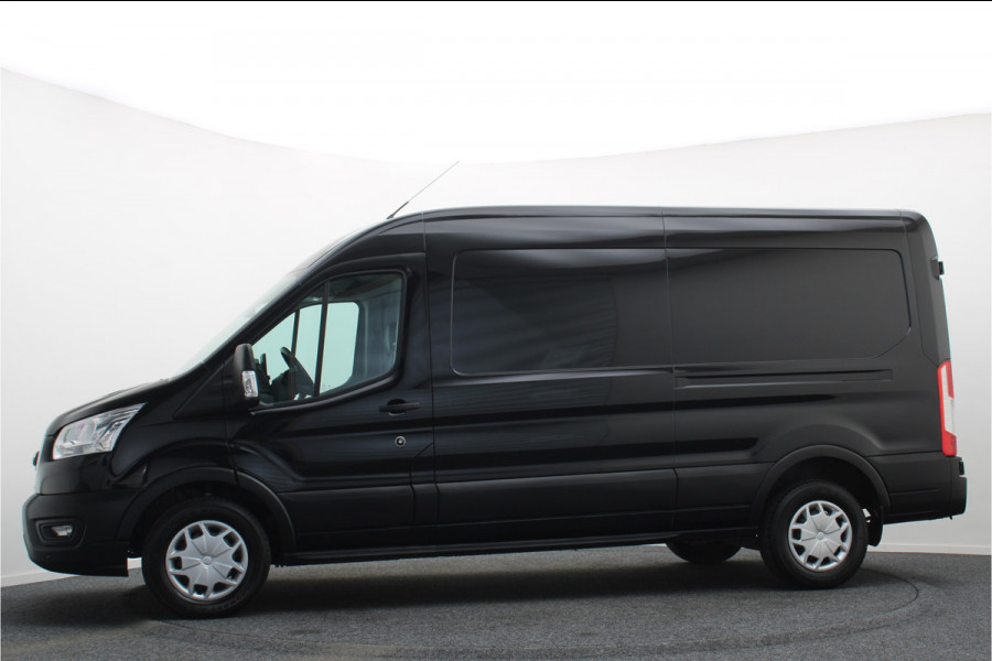 Ford Transit 350 2.0 TDCI L3H2 Trend Leer, 3-Zits, Camera, Cruise, Apple Carplay, Rijstrooksensor, PDC, DAB