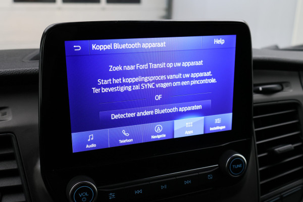 Ford Transit 350 2.0 TDCI L3H2 Trend Leer, 3-Zits, Camera, Cruise, Apple Carplay, Rijstrooksensor, PDC, DAB