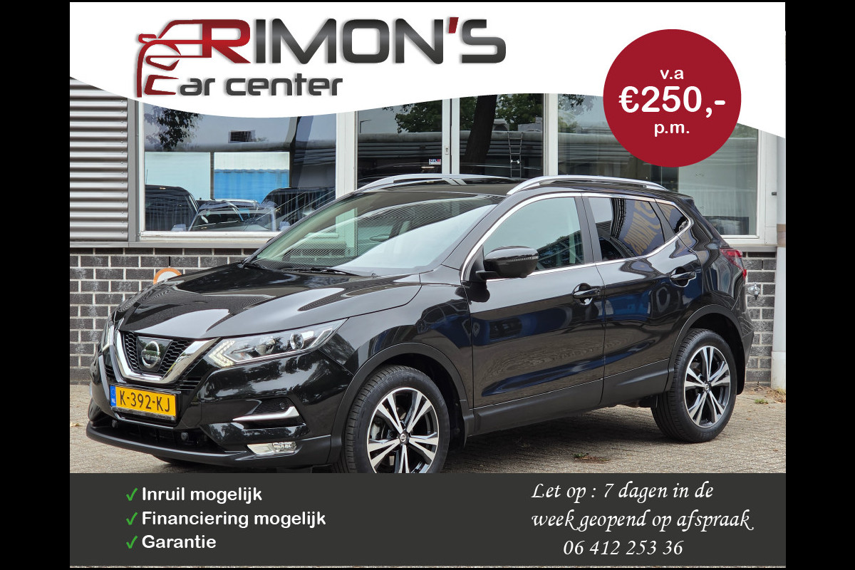Nissan QASHQAI 1.2 Tekna Aut 360 Camera Navi Leder Pano