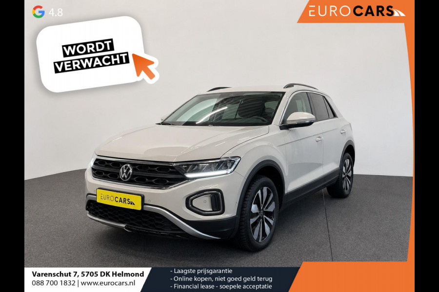 Volkswagen T-Roc 1.0 TSI 85 kW Move Discover Media Navi Digital Cockpit App-Connect DAB Climatronic Stoelverwarming Privacy Glass Park Assist Lane Assist Front Assist 17 inch LM Velgen Ascot Gray