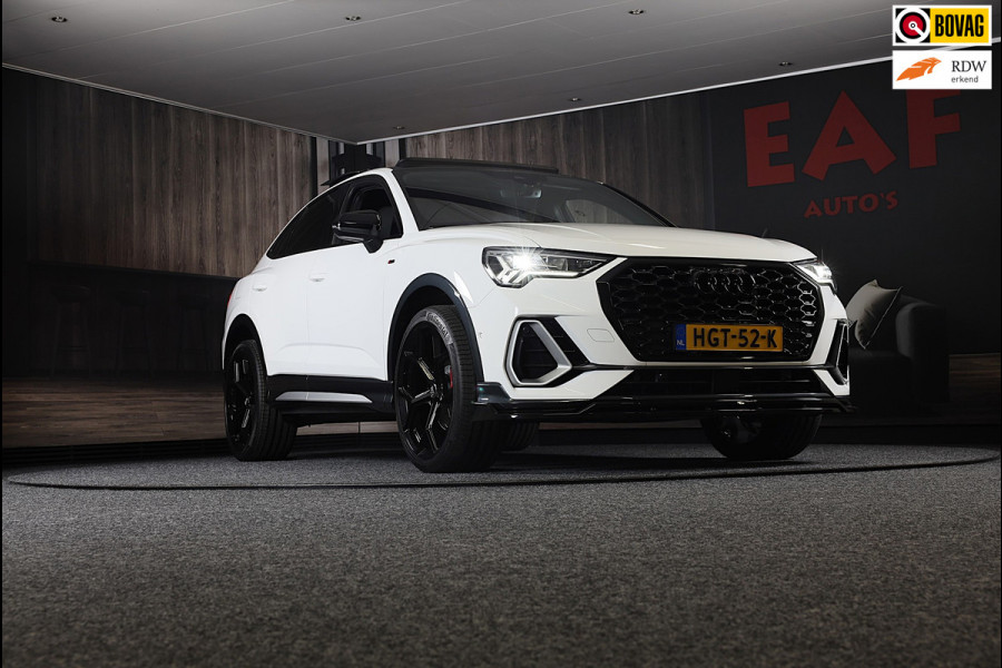 Audi Q3 Sportback 45 TFSI e RSQ3 Look / Memory / Camera / Acc / Lane Assist / Dode Hoek / S Line Zetels / Pano / Matrix / 21 In