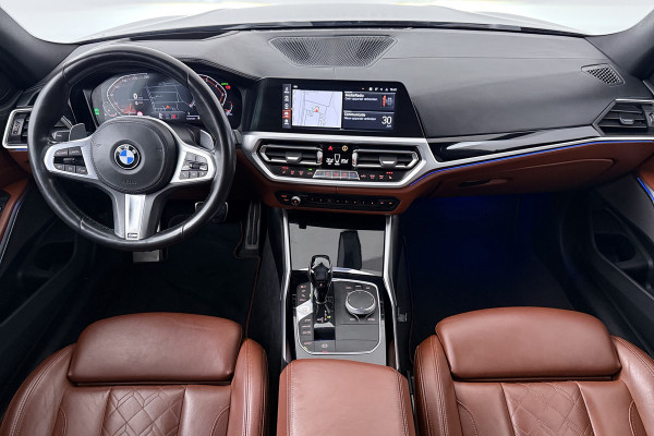 BMW 3-serie 330i High Executive Edition (PANORAMADAK, HEAD-UP, HARMAN/KARDON, 360 CAMERA, SFEERVERLICHTING, DEALER ONDERHOUDEN)