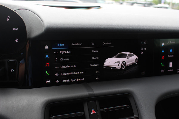 Porsche Taycan 4S Performance 84 kWh / SoH 91,9% / 38.845 km! /  Panoramadak / Camera / Passenger Display / Luchtvering / 21'' / Bose / Stoelverwarming / DAB / Cruise Control