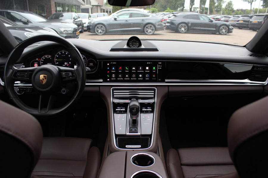 Porsche Panamera Sport Turismo 2.9 4 E-Hybrid / Panoramadak / 360Camera / Head-up / Softclose / Sportdesign+Chrono / 21'' / Sportuitlaat / Bose / Keyless / Stoelverwarming 4x / Stoelventilatie / Stuurverwarming / Dodehoek / DAB / ACC