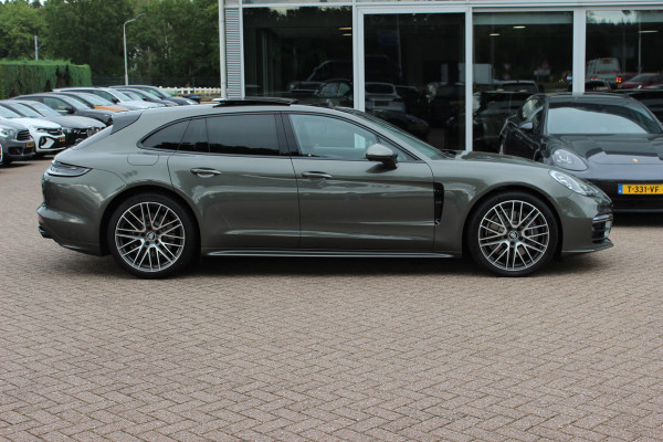 Porsche Panamera Sport Turismo 2.9 4 E-Hybrid / Panoramadak / 360Camera / Head-up / Softclose / Sportdesign+Chrono / 21'' / Sportuitlaat / Bose / Keyless / Stoelverwarming 4x / Stoelventilatie / Stuurverwarming / Dodehoek / DAB / ACC