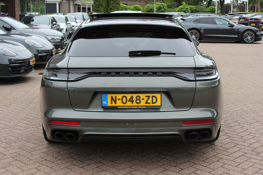 Porsche Panamera Sport Turismo 2.9 4 E-Hybrid / Panoramadak / 360Camera / Head-up / Softclose / Sportdesign+Chrono / 21'' / Sportuitlaat / Bose / Keyless / Stoelverwarming 4x / Stoelventilatie / Stuurverwarming / Dodehoek / DAB / ACC
