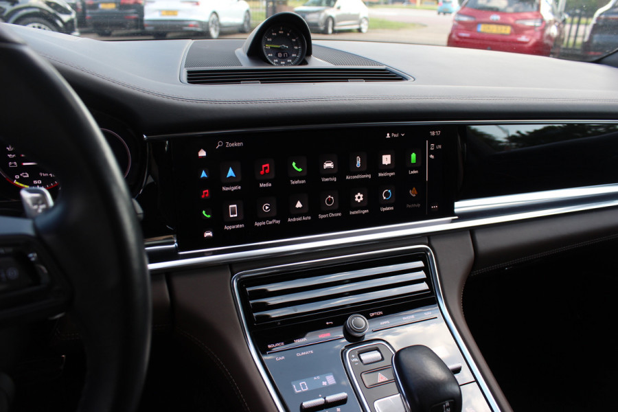 Porsche Panamera Sport Turismo 2.9 4 E-Hybrid / Panoramadak / 360Camera / Head-up / Softclose / Sportdesign+Chrono / 21'' / Sportuitlaat / Bose / Keyless / Stoelverwarming 4x / Stoelventilatie / Stuurverwarming / Dodehoek / DAB / ACC